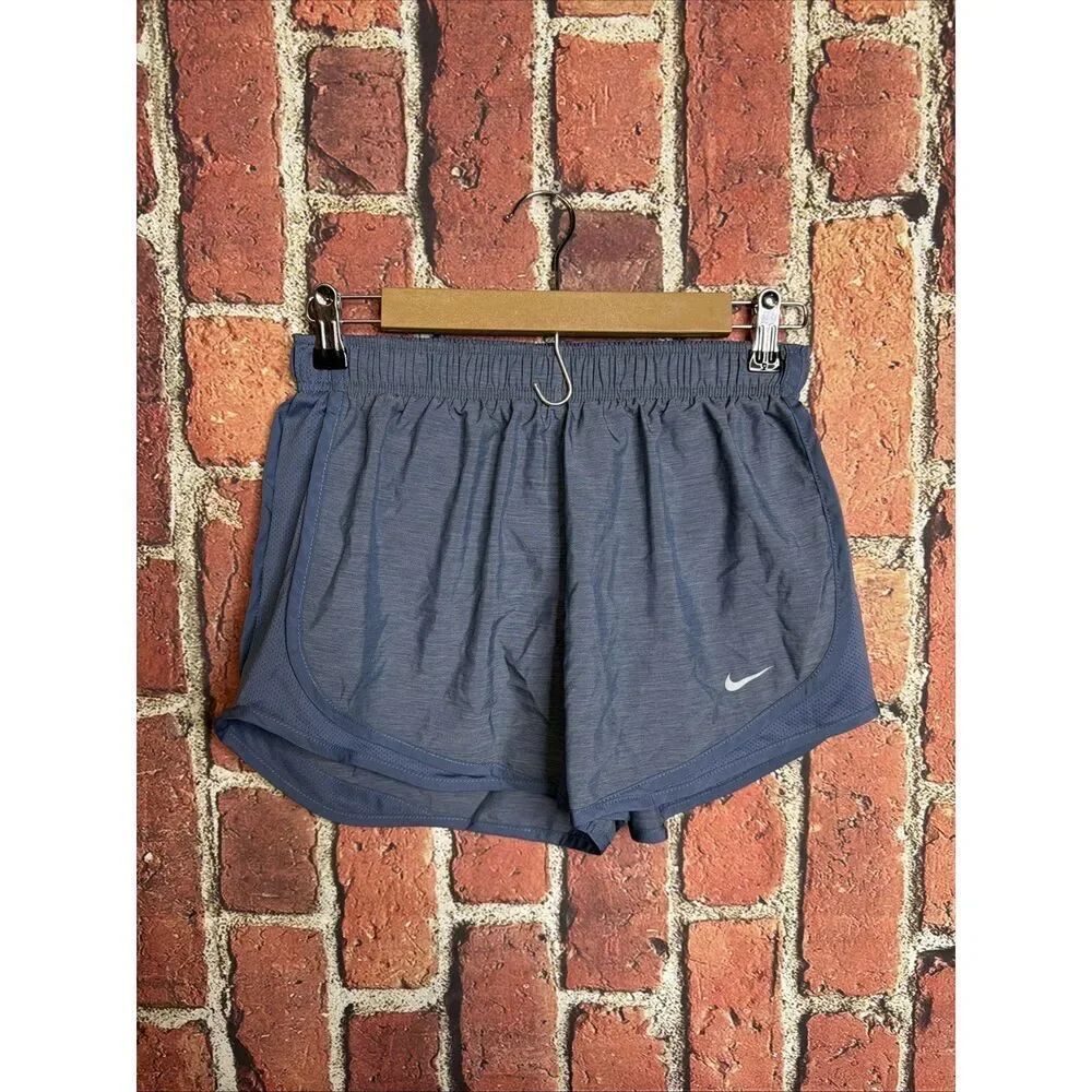 Nike Tempo Running Shorts Womens Medium Gray Training Gym Polyester DB4487-067